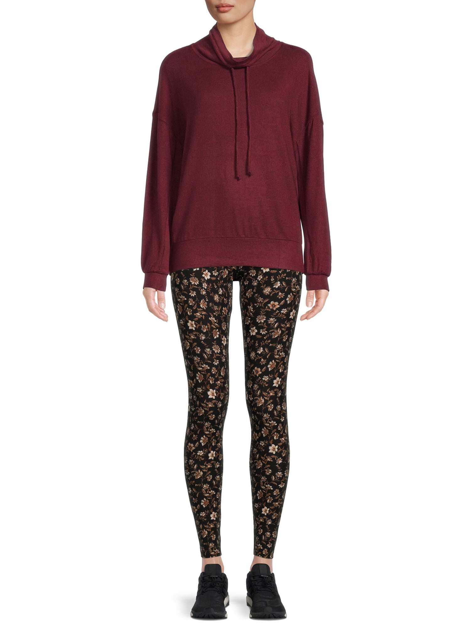 Time and Tru Women's Sweatshirt with Long Sleeves