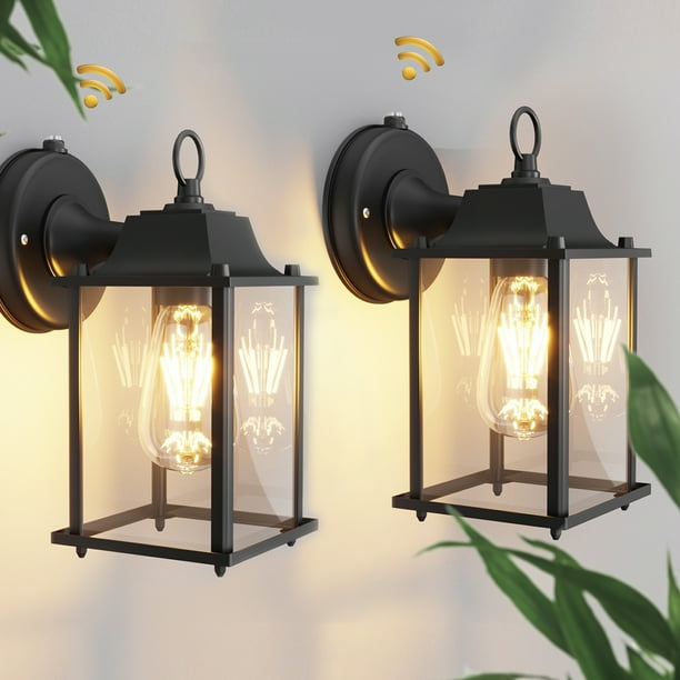 Outdoor Wall Light Fixture Porch Lights Outdoor Wall Lantern 2 Pack Black Outdoor Light Fixtures