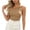 Beige, variant on EazyTech ​Women's One-Shoulder Sleeveless Top – Asymmetric Metal Buckle Detail for Summer