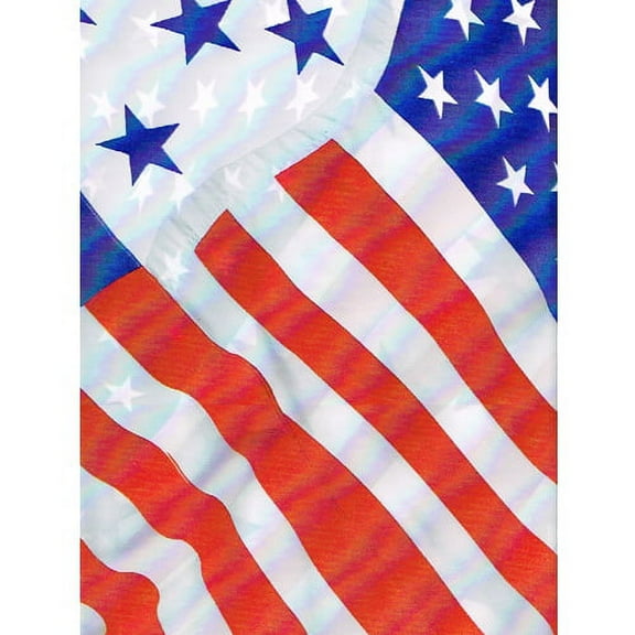4th of July 'Grand Old Flag' Plastic Table Cover (1ct)
