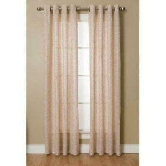 Natco Home Kailey Botanical Grommet Single Curtain Panel