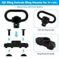 thumbnail image 3 of Deally Two Point Traditional QD Sling 1.25" 2 Point Sling Swivels Mounts for M-Rails, 3 of 8