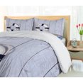 thumbnail image 5 of Ambesonne Marine Duvet Cover Sets, Holiday Seaman Ocean, 2-Queen, Taupe Cream Navy Blue, 5 of 7