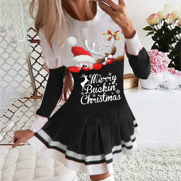 Xmas print deals dresses