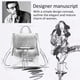 thumbnail image 5 of Bolso para mujer, mochila, monedero, bolsos con cremallera de cuero PU, mochila informal de moda, taleguilla y bolso, 5 of 6