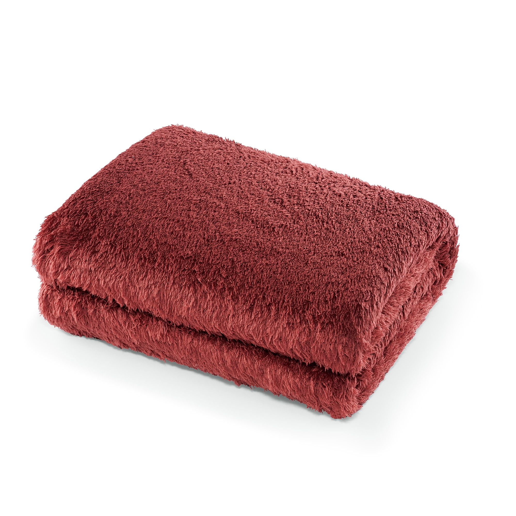 CBCHome Cozy Chenille Sherpa Throw Blanket - Soft, Plush, Fluffy Sofa and Bed Throw, Great Gift for Women, Teens - All Season Home Décor (Apple Butter, 50" x 60")