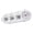 White, variant on Quiet Operations Auto Flipped Down Clock for Study or Fitting Room with Easy Setup Public Spaces & Professional Use