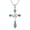 Infinite Heart-A, variant on Turquoise Cross Necklace for Women 925 Sterling Silver Holy Dove Olive Branch Jesus Hug Infinite Heart Jewelry Birthday Mother's Day Gifts for Mom Wife