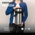 thumbnail image 3 of Termo Dispensador de Acero Inoxidable 3L Con Tapa De Acero Inoxidable y Bomba Dispensadora, 3 of 8