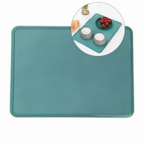 Yoloke Toddler Placemats, Kids Placemat Stick to Dinning Table Baby Food Mats at Restaurants Suction, Silicone Placemats for Toddlers Non Slip, Washable, Reusable