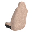 thumbnail image 2 of Wukai Beige Sparkling Glitter Full Set Car Seat Covers with Soft Padding Universal Auto Front Seats Protector and Cushion Mat, 2 of 5