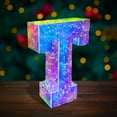 thumbnail image 2 of PuSpu Valentine's Day Decoration Colorful Letters LED Lights Day Halloween Christmas Birthday Dress Up Decoration Gift Party Decoration 26 Capital Letters Ornament, 2 of 8