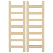 WORGEOUS 4 Pcs Miniature Step Ladder Mini Wooden Ladder Mini House Miniature Ladders for Decoration