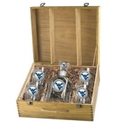 West Virginia Mountaineers Capitol Decanter Box Set by Heritage Metalworks