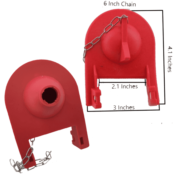 NuFlush 2-Inch Kohler Sharkfin Toilet Flapper Replacement, 2.25-Inch Wingspan, 2-Pack