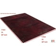 thumbnail image 3 of Red/Burgundy/Beige Oriental Distressed - Modern Vintage Design- Abstract Persian Rug, 3 of 6