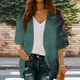 thumbnail image 1 of Xuyuer Cardigan for Women 3/4 Sleeve Lightweight Summer Kimono Cardigan Loose Beach Cover Up 2026 Summer Cardigan Casual V Neck Cute Tops Floral Kimono Summer Short Cover Ups, 1 of 7