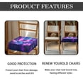 thumbnail image 5 of SEANATIVE Butterfly Chair Seat Covers Set of 4 Galaxy Chair Covers with Elastic Bottom, Stretchy Decorative Chair Covers Square Dining Stool Seat Covers for Home Kitchen Chairs Daily Decoration, 5 of 7