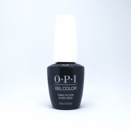 OPI Gel Polish Fall 2019 Scotland Collection GCU15 Things I've Seen In Aber-Green 0.5