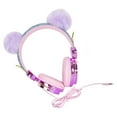 thumbnail image 3 of IFANLANDOR 1Pcs Casque Rond Dessin Animé pour Enfants avec Contrôle du Volume et Compatibilité avec Téléphone Intelligent, 3 of 8