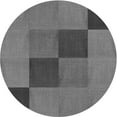 thumbnail image 1 of Ahgly Company Indoor Round Patterned Gray Wolf Gray Area Rugs, 3' Round, 1 of 6