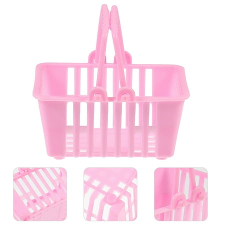 

12pcs Mini Shopping Baskets Playing House Baskets Kids Small Candy Baskets