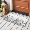 thumbnail image 4 of Entryway Rug 2'x3', Grey Eucalyptus Leaves Small Rug for Kitchen Bathroom Door Mat Indoor Entrance, Watercolor Spring Summer Botanical Non-Slip Area Rugs Floor Mats Carpet Front Door Rugs, 4 of 8