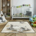 thumbnail image 3 of WOBOGO Cat with Colorful Butterfly Baby Playmats Extra Large Waterproof Rollable Activity Pads for Toddlers 50×50inch, 3 of 7