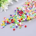 thumbnail image 7 of Bottone 1000Pcs Soft Round Fluffy Craft PomPoms Mixed Color Pom Poms 10mm DIY Craft, 7 of 7