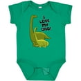 thumbnail image 3 of Inktastic I Love my Dad with Baby and Daddy Brontosauruses Boys or Girls Baby Bodysuit, 3 of 5