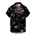 thumbnail image 1 of Camisas De Franela Para Hombre Camisa corta de verano con bolsillo de seis botones para hombre, camisa informal con estampado 3D para hombre (M, XXL), 1 of 4