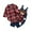 Red, variant on Autumn Baby Boys Gentleman Clothes Sets 3M 6M 9M 12M 18M Plaid Printed Shirts Romper Cartoon Bear Overalls Pants