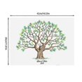 thumbnail image 4 of Wedding Guest Book Alternative Tree Alternative Canvas Guest Book Fingerprint Tree Waterproof Creative Diy Login Book for Part, 4 of 4