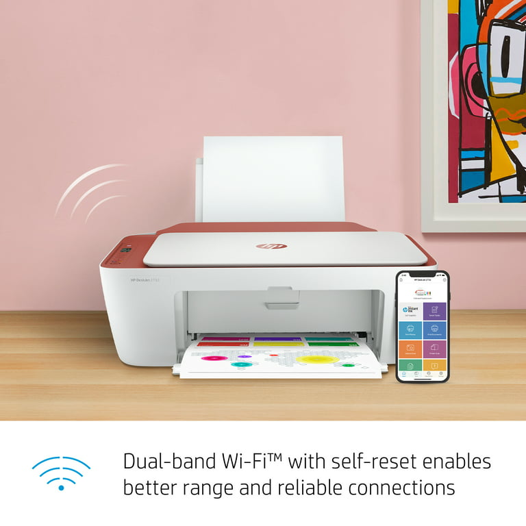 HP DeskJet 2732 Wireless All-in-One Compact Color Inkjet Printer