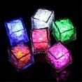 thumbnail image 2 of 12pcs Waterproof Led Ice-cube Colorful Slow Flashing Glow In The Dark Light Up For Bar Club Drinkin, 2 of 5
