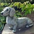 thumbnail image 2 of Dachshund Statue Garden Decor - Garden Dog Statue, Yard Lawn Resin Dog Sculpture, Outdoor Indoor Decorations, Lawn Garden Figurine Dog Statue, Dog Memorial Gifts for Dog Lovers (Dachshund), 2 of 8