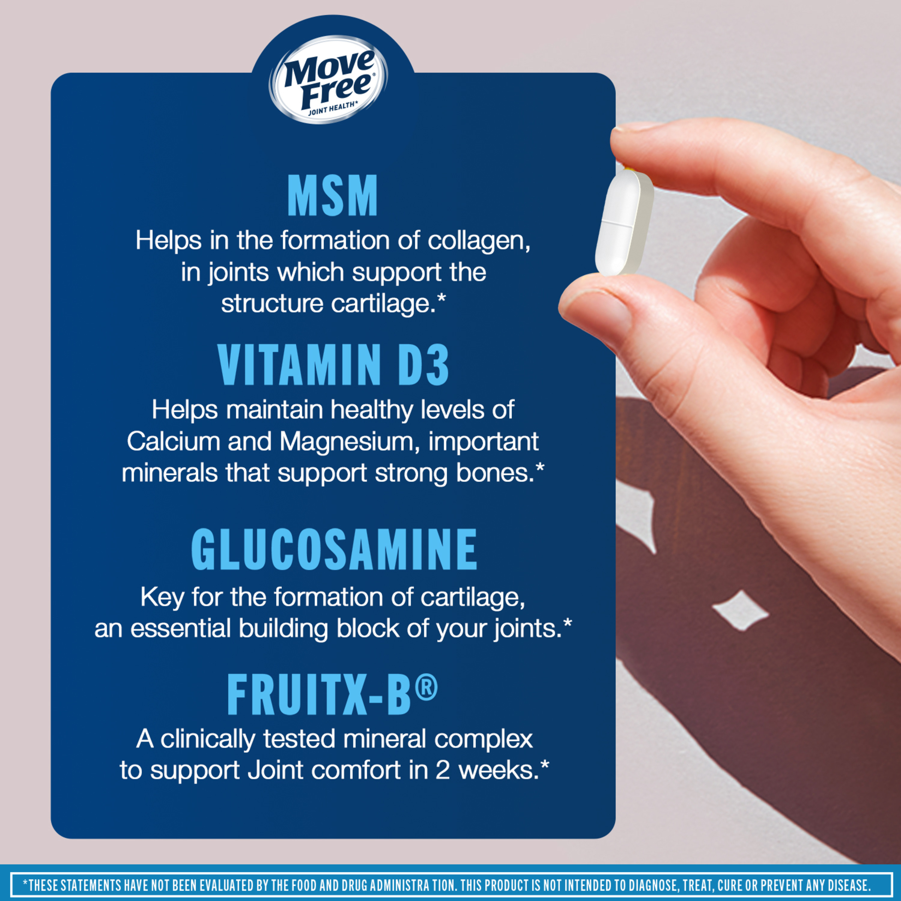 Move Free Advanced Plus Joint Health with MSM photo 3