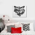 thumbnail image 4 of Picia Majestic Wolf Landscape Pattern Decorative Picture – Unique Wall Art, Modern Canvas Print for Trendy Interiors (Horizontal), 4 of 6