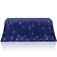 thumbnail image 1 of Mantel de lentejuelas Poise3eHome azul marino, 228 x 335 cm, rectangular, 1 of 8