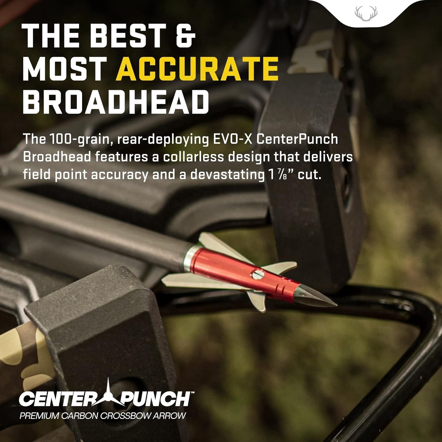 TenPoint EVO-X CenterPunch Mechanical Crossbow Broadheads 100 Grain 3pk