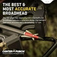 thumbnail image 4 of TenPoint EVO-X CenterPunch Mechanical Crossbow Broadheads 100 Grain 3pk, 4 of 5