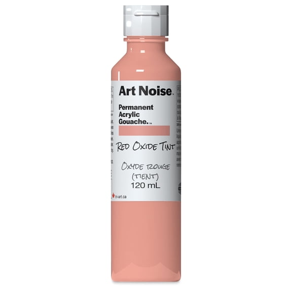 Tri-Art Art Noise Permanent Acrylic Gouache - Red Oxide Tint, 120 ml, Bottle