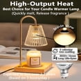 thumbnail image 4 of HIBIBUD Wax Warmer Bulbs,120V 50W Gu10 Light Bulbs for Candle Warmer Lamp,Mr16 with Glass Cover Warming Bulbs,Dimmable,Warm White,Long Lasting Lifespan,6 Pack, 4 of 7