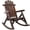 Brown | A, variant on Tcbosik Outdoor Rocking Chair, Wooden Lounge Chair, Rocker for Garden, Balcony, Porch, 330 lbs Capacity, Light Gray