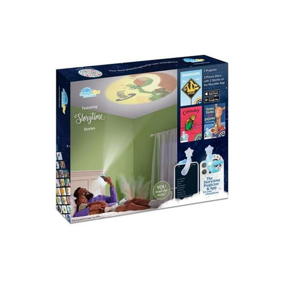 Moonlite Storytime 9108871 3 Story Projector, Blue