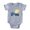 Heather Grey, variant on CafePress - Cute Cement Truck - Cute Infant Baby Football Bodysuit