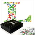 thumbnail image 2 of Ambesonne Letter L Jigsaw Puzzle Durable Cardboard, Leaf Blossom, 1000 pcs, Multicolor, 2 of 5