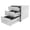 Silvery, variant on QUHEE 304 Stainless Steel Outdoor Kitchen Drawer,Built In Outdoor Cabinet,3 Drawer BBQ Island Storage with Adjacent Access Doors