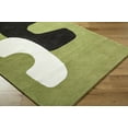 thumbnail image 7 of Hauteloom Terah Wool Living Room, Bedroom Area Rug - Contemporary - Moss, Jet Black, Prairie Dust - 2' x 3', 7 of 7