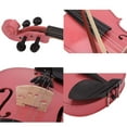 thumbnail image 5 of 1/4 Kids Violin for Kids Ages 5-7, Kids Violin Beginners with Case, Bow and Rosin, Violin Set for Beginners, Holiday Gift, Pink, 5 of 9